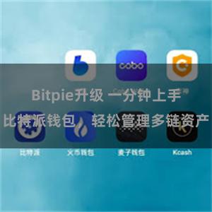 Bitpie升级 一分钟上手比特派钱包，轻松管理多链资产