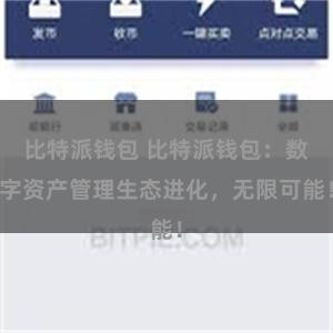 比特派钱包 比特派钱包：数字资产管理生态进化，无限可能！