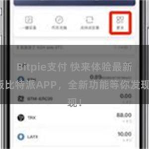 Bitpie支付 快来体验最新版比特派APP，全新功能等你发现！