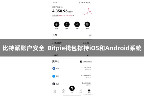 比特派账户安全  Bitpie钱包撑持iOS和Android系统