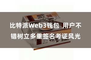 比特派Web3钱包  用户不错树立多重签名考证风光