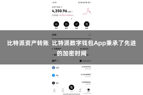 比特派资产转账  比特派数字钱包App秉承了先进的加密时间